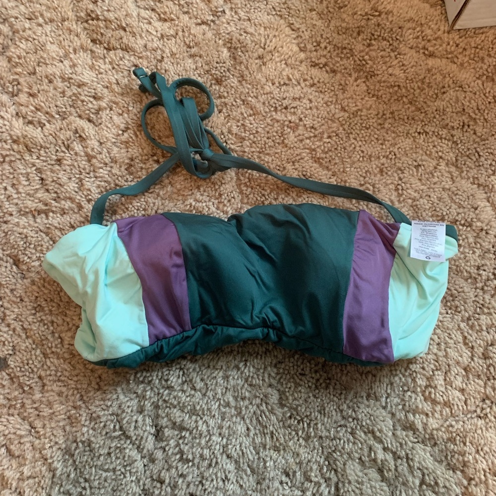 Colorblock Bikini Top